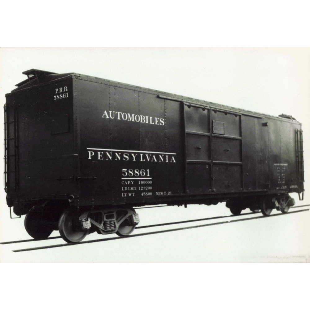 PRR Pennsylvania Railroad 58861 Automobile Boxcar ACF Builder's Photo 1926